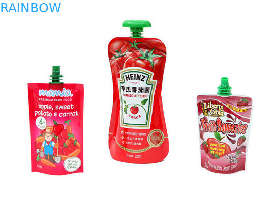 Sachets en matière plastique liquides empaquetant pour le boire/poche flexible de doypack