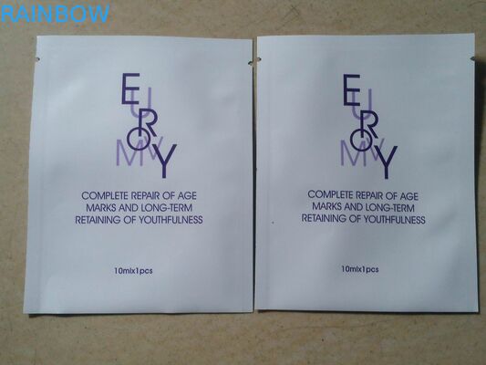 Emballage facial de poche de papier d'aluminium de masque avec l'entaille de larme/trou de coup