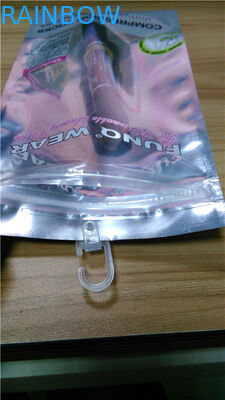 Clairs simples adaptés aux besoins du client tiennent les sacs vides de serrure de fermeture éclair de papier d'aluminium de poches