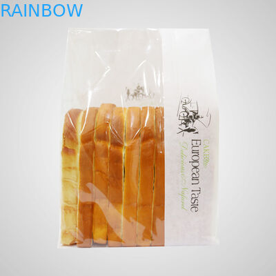 Le sac blanc de papier d'emballage pour le pain/tiennent des poches avec Mylar et fenêtre claire