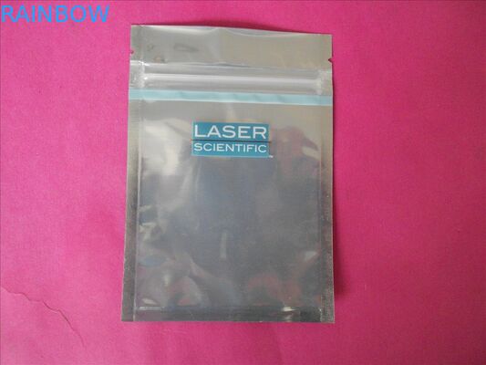 Emballage zip-lock de poche d'aluminium plat clair brillant de Mylar pour la graine de Chil/thé vert