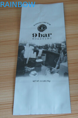 Sac d'emballage de joint de quadruple d'emballage de poche d'aluminium de gousset de côté de papier d'aluminium de Matt