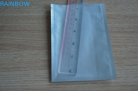 Sac en plastique réutilisable de Malar d'emballage de poche d'aluminium scellé trois par côtés avec la serrure de fermeture éclair