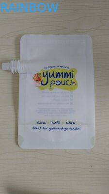 5oz adaptés aux besoins du client BPA tiennent librement la poche d'aliment pour bébé avec le zip-lock