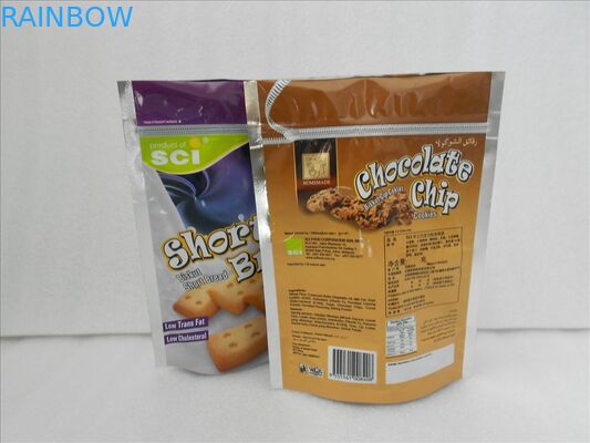 L'emballage en plastique rescellable de poche d'aluminium tiennent les sacs zip-lock stratifiés de papier d'aluminium