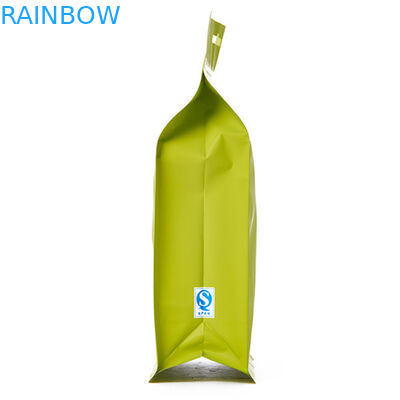 Les sacs d'emballage de thé de papier d'emballage tiennent les sacs en aluminium de conditionnement en plastique avec le zip-lock