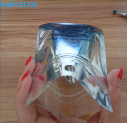 Emballage en plastique doux adapté aux besoins du client de poche d'aluminium d'amorce pour le ver de pêche avec le côté clair