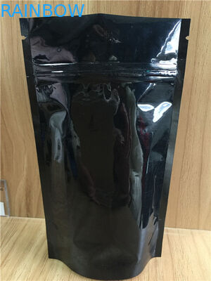 Le gousset du fond de papier d'aluminium met en sac le stockage zip-lock a soufflé emballage de poudre de riz