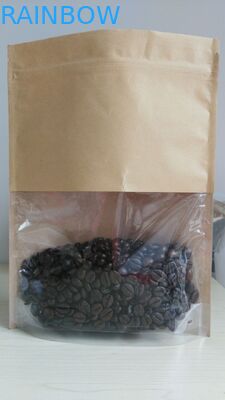 Les sacs en papier adaptés aux besoins du client recyclables tiennent l'OEM de sac de papier de Brown emballage