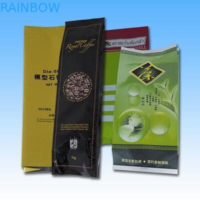 Emballage de joint de quadruple de gousset de côté de papier d'aluminium, sac de Pacakging de café/thé
