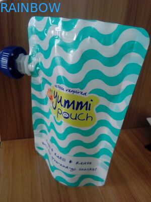 L'emballage imperméable réutilisable de poche de bec tiennent la poche zip-lock d'aliment pour bébé avec le bec