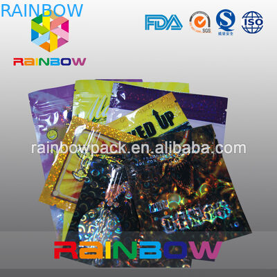L'emballage de l'encens 4g/10g/zip-lock de fines herbes adaptés aux besoins du client de pot-pourri met en sac