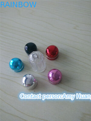 Bouteille de gélatine dure vide, contenant des pilules sexuelles avec un capuchon en aluminium