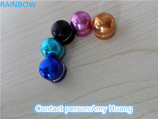 Bouteille de gélatine dure vide, contenant des pilules sexuelles avec un capuchon en aluminium