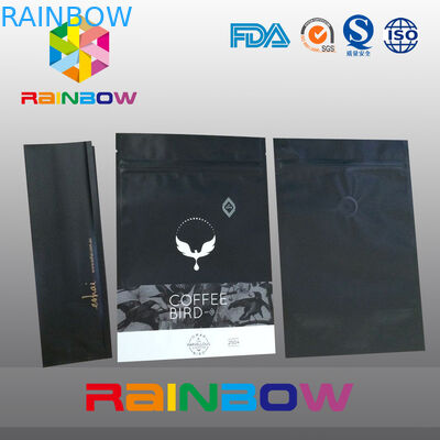 les sacs de gousset du fond de 250g Matt, tiennent des sacs de poche pour l'emballage de café