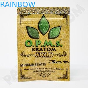 le zip-lock de empaquetage de papier d'aluminium d'extrait de poche botanique d'aluminium met en sac l'empaquetage de capsules