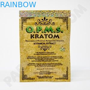 le zip-lock de empaquetage de papier d'aluminium d'extrait de poche botanique d'aluminium met en sac l'empaquetage de capsules