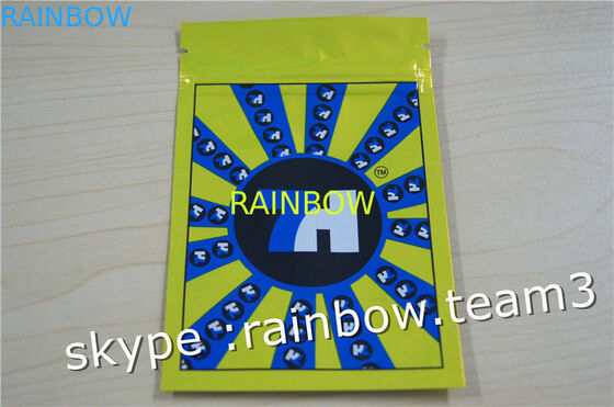 Sac latéral de tirette de joint du sac trois de fines herbes d'encens/sac de fines herbes fait sur commande d'encens pour le sac de sachet de 1g /2g /3g/4g/5g pour la poudre