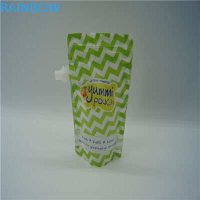 empaquetage réutilisable de sachets en matière plastique de l'aliment pour bébé 5oz approuvé par le FDA