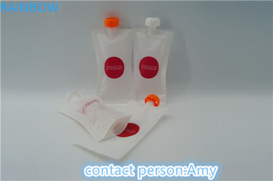 Sacs liquides faits sur commande avec le bec, sachet liquide réutilisable emballant 250ml