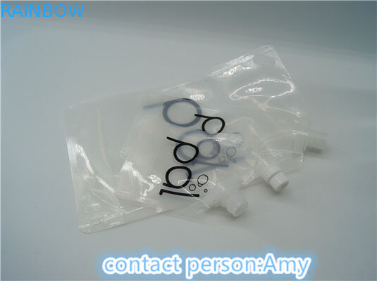 Double ANIMAL FAMILIER biodégradable d'emballage de poche de bec de la tirette 200ml/NY/PE