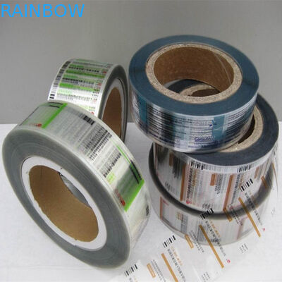 Douille faite sur commande de rétrécissement de PVC pour l'emballage de bouteille/autocollants adhensive imperméables de label