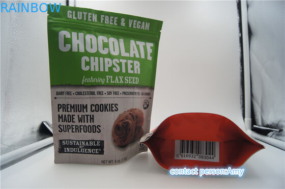 biscuit promotionnel de chocolat de 2017 nouvelles conceptions empaquetant la poche de fromage de bag/10oz avec la tirette