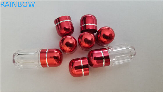 Bouteille en plastique vide pour la pilule et capsules/bouteille masculine de balle de pilules d'amélioration avec le chapeau en métal