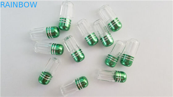 Bouteille en plastique vide pour la pilule et capsules/bouteille masculine de balle de pilules d'amélioration avec le chapeau en métal