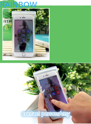 Sachets en matière plastique d'EVA empaquetant, sac givré de tirette de glisseur pour le téléphone portable