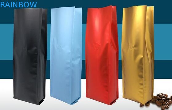 la coutume 250g a imprimé la poche zip-lock d'emballage de papier d'aluminium/les sacs rôtis de grains de café paquet de Doy