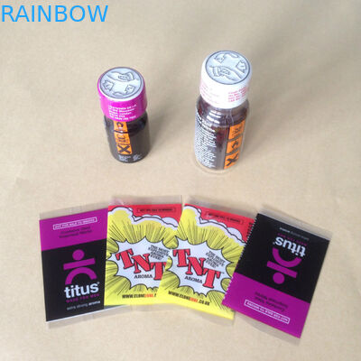 Labels faits sur commande de douille de rétrécissement de PVC pour des autocollants d'emballage de bouteille