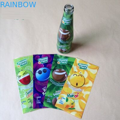 Labels faits sur commande de douille de rétrécissement de PVC pour des autocollants d'emballage de bouteille