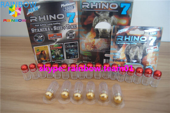 Bouteilles de pilule en plastique adaptées aux besoins du client de balle, bouteilles en plastique de médecine avec le chapeau en métal