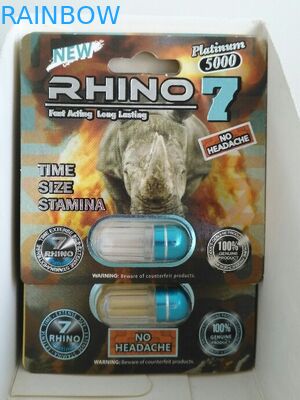 Conteneur masculin de pilule d'amélioration de sexe d'emballage de boîte de papier d'ODM d'OEM