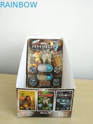 Conteneur masculin de pilule d'amélioration de sexe d'emballage de boîte de papier d'ODM d'OEM