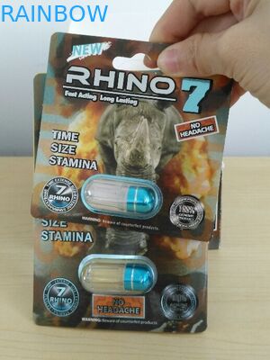 Conteneur masculin de pilule d'amélioration de sexe d'emballage de boîte de papier d'ODM d'OEM