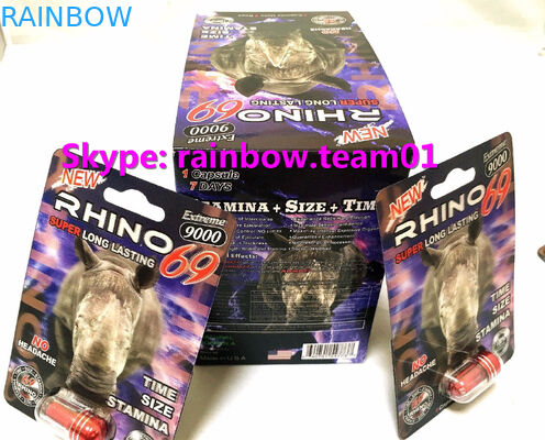 Emballages pélliculés sexuels masculins de médecine de représentation/emballage de boursouflure fait sur commande