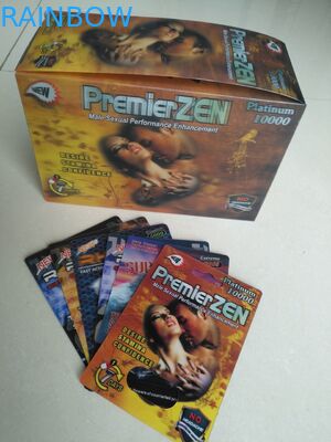 Les pilules masculines d'amélioration dégagent des matériaux du papier d'emballage de boursouflure/pp