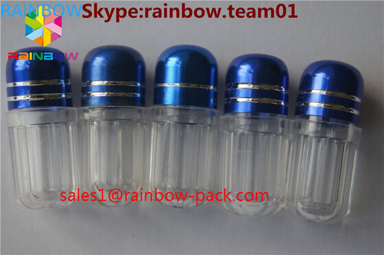 les petites pilules de sexe de conteneur de capsule de forme de pilule capsulent la caisse de capsule pour la bouteille de pilule d'amélioration d'emballage de pilule du rhinocéros 7