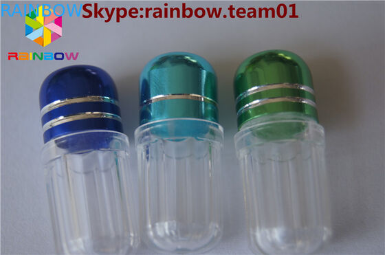 capsules en plastique vides contenant des pilules boîtier de capsule boîtier de forme de capsule contenant une forme hexagonale bouteille de capsule