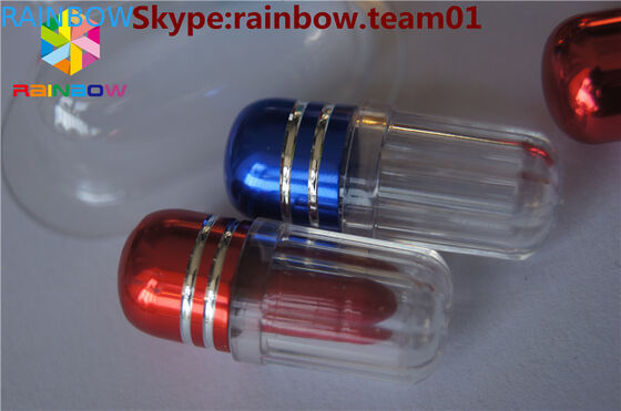 capsules en plastique vides contenant des pilulescapsule case capsule en forme de récipient capsule en forme hexagonale bouteille capsule en plastique vide