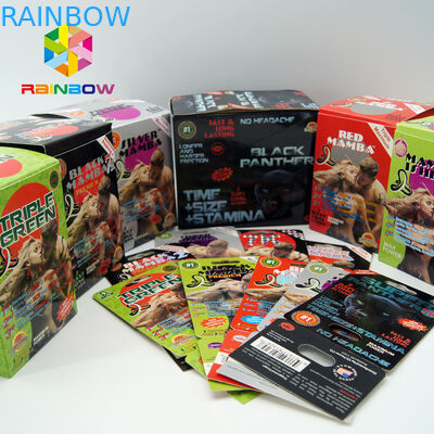 le capsulesRhino en gros d'élargissement de pénis des pilules 8 pilules/sexes du rhinocéros 9/Rhino 11/Rhino 12 capsulent des pilules empaquetant la bouteille