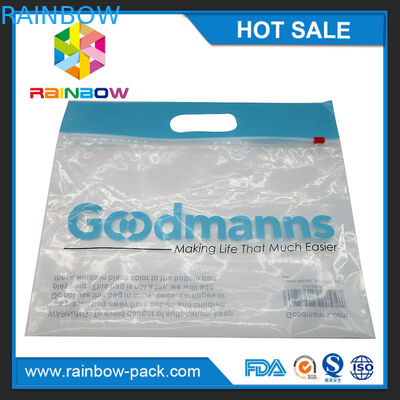 Le logo adapté aux besoins du client a imprimé le sac zip-lock d'emballage de fruit d'odeur de sac de preuve de glisseur fait sur commande de sacs avec le trou de hange