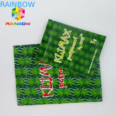 Sacs de fines herbes d'emballage d'encens de fermeture éclair, sac chimique de fumée d'épice de vaudou pour le pot-pourri