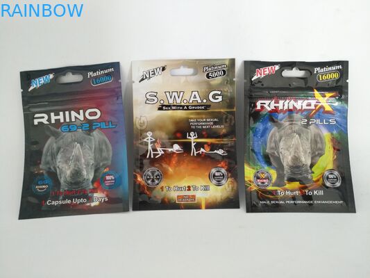 Sacs zip-lock médicaux durs stratifiés de pilule de bis d'emballage de poche d'aluminium de nourriture