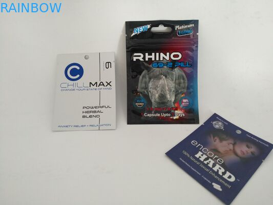 Sacs zip-lock médicaux durs stratifiés de pilule de bis d'emballage de poche d'aluminium de nourriture