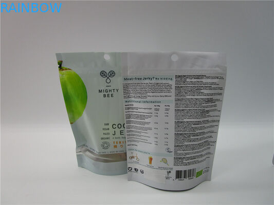 Tenez les sacs adaptés aux besoins du client de Canabis avec la fenêtre claire/entaille gommeuse de larme de sachet de tirette