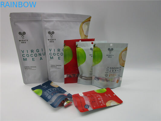 La coutume a imprimé l'emballage debout réutilisable de sac d'aluminium de puces de biscuit de sacs zip-lock