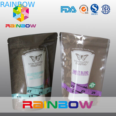 La tirette 150g réutilisable de catégorie comestible tiennent des poches pour la poudre d'énergie